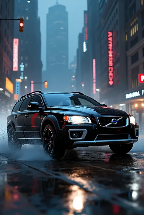 A 2009 volvo xc70 black cars movie, cars movie Disney pixar