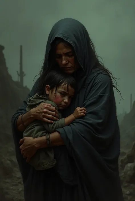 
This world is very cruel, but the love of a mother is always immortal.
