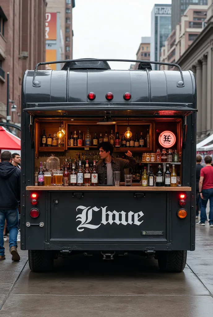 Make me images of a Bar Truck 