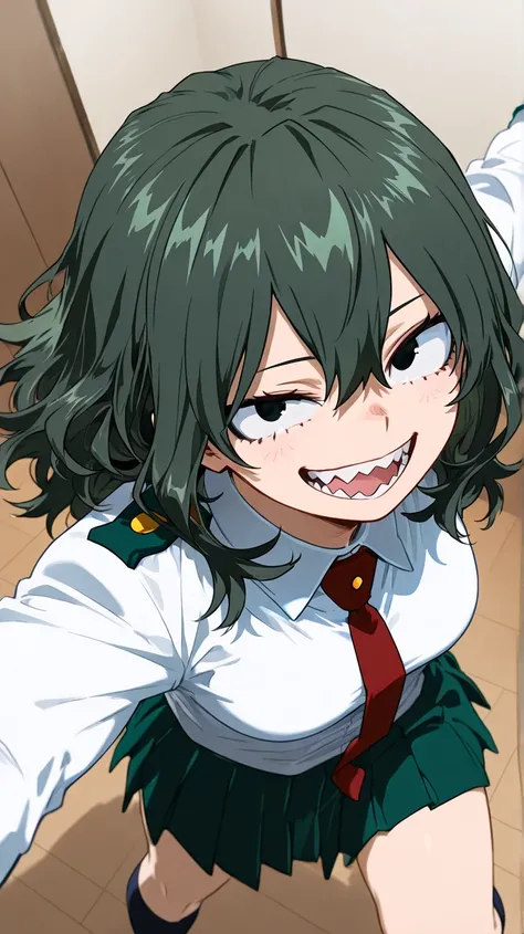 tokage setsuna,,my hero academia
High quality ,  best quality , masterpiece,  High Resolution , detailed face( LoRA: setsuna),anatomically correct, detailed hair Style( LoRA: setsuna),anime Coloring
solo, 1 girl
, medium hair, green hair,black eyes, sharp ...