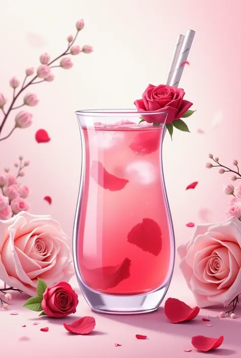 Rose Sweet Drink Poster