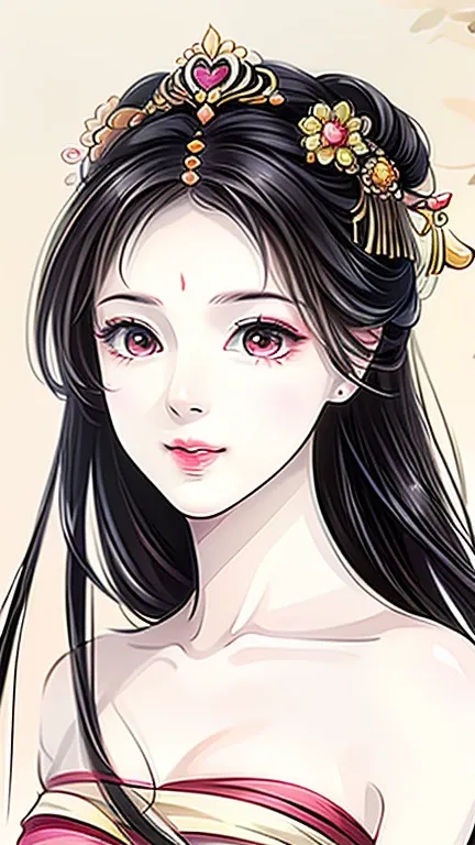 👧💋💋💖😊🌹   free drawing style full of peace and harmony 、Perfect face 、 smiles、 slit eyes、 perfect style 、 perfect art 、 high definition、