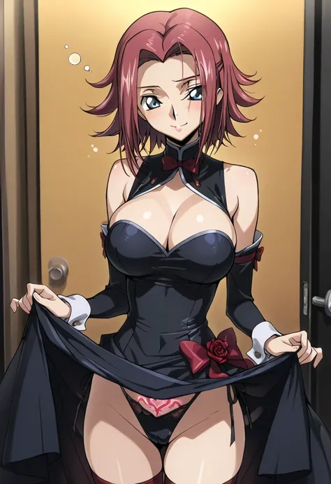 Kallen Stadtfeld/Kallen Kōzuki   (code geass)Red hair, short hair, blue eyes, large breasts | see CivitAI for hair and outfit keywords! smile,,best quality best qualitysmile ,,best quality ( best quality )、(Nonsense)、( very detailed)、( very beautiful way t...