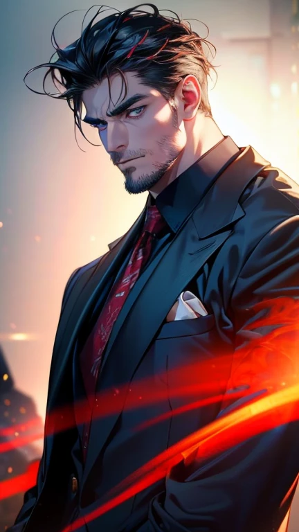 (              league player      ,4K,8k,         highres,         Masterpiece :1.2),         ultra-detailed   ,( realistic,photo realistic,photo- realistic:1.37),36-year-old man,3 day beard,Beautiful anime,Portraits,strong,Masculine,          with black h...