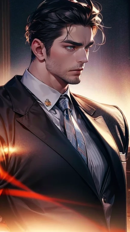 (              league player      ,4K,8k,         highres,         Masterpiece :1.2),         ultra-detailed   ,( realistic,photo realistic,photo- realistic:1.37),36-year-old man,3 day beard,Beautiful anime,Portraits,strong,Masculine,          with black h...