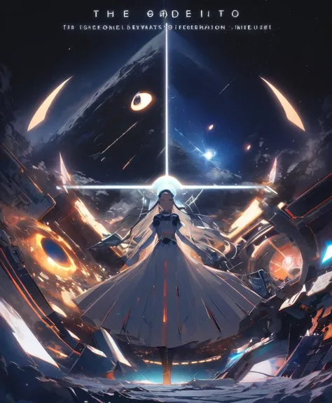 Okay, the user wants to create a dimensional robot anime set in space. Let me break down the elements they might need. First, the title. It should sound epic and sci-fi. Maybe something like "Dimensional Drifters: Cosmic Horizon" to emphasize the dimension...