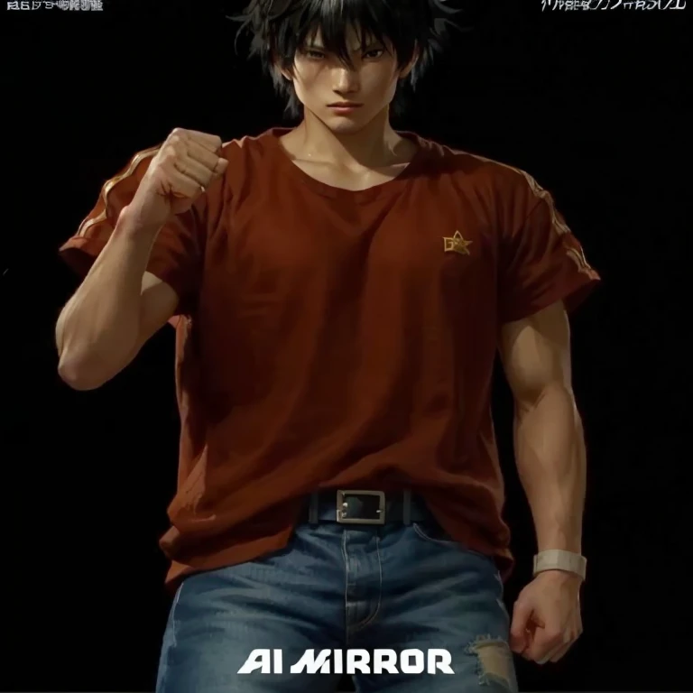 a close up of a person with a fist in their hand,  as a character in Tekken , kentaro miura style,  King of Fighters character, snk, kentaro miura art style, upper body avatar,  royal outfit Akira , Main character, Umanosuke Iida,  Tsukasa Awake,  anime-st...