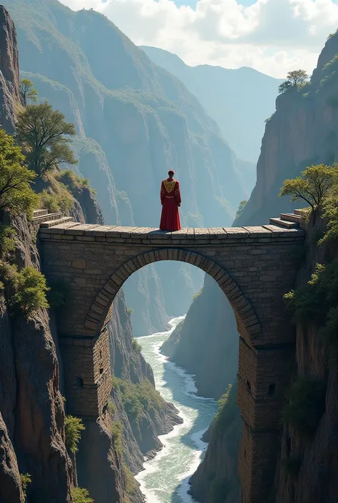  Calicanto Bridge with Inca Atahuallpa