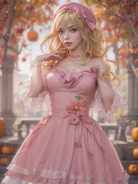 (1 lady), The beautiful, (Best quality at best:1.4), (ultra - detailed), (extremely detailed CG unified 16k), gold blonde hair, very detailed, High-definition RAW color photo, professional photoshooting, amazing face and eyes, cosmetics, (amazingly beautif...