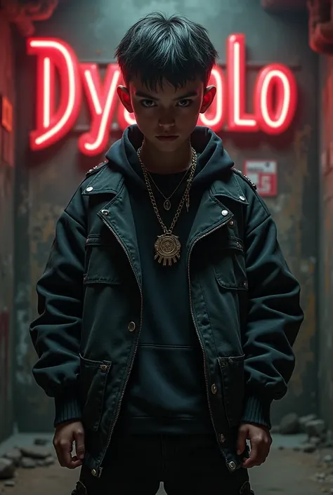 A gangster boy with Dyablo name in the background 