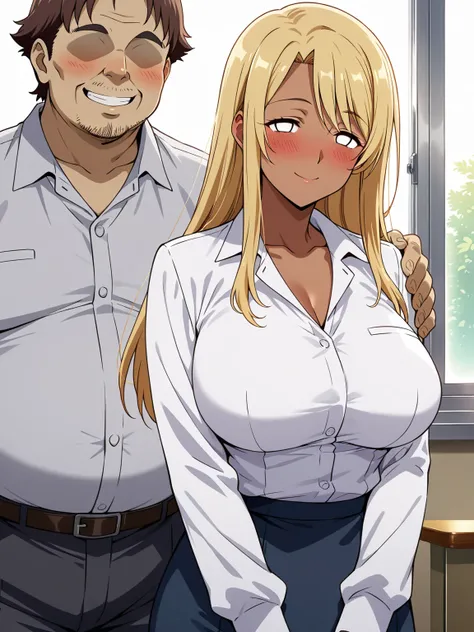 score_9, score_8_up, score_7_up, source_anime, masterpiece, best quality, anime screencap,source_anime, anatomically correct,good hands, (front view,cowboy shot),teacher male and student girl,duo,1male,1girl,(teacher costume,(faceless male),ugly man,mature...