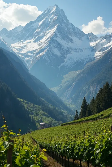 Caucasus Mountains ,  covered with snow ,  with ancient temples on the slopes .   Below - vines ,  symbolizing the richness of Georgian culture.  
 - ** Transitions between facts :**  
   " Animation of the Golden Rune ,  turning into a cross ,  and then i...