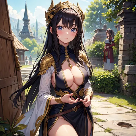 High quality, Ultra detailed, best quality, insanely detailed, beautiful, masterpiece, Harem, Group of Girls, Adventurer, Fantasy, Perfect Anatomy, Detailed Costume, Detailed Decoration, Perfect Hands