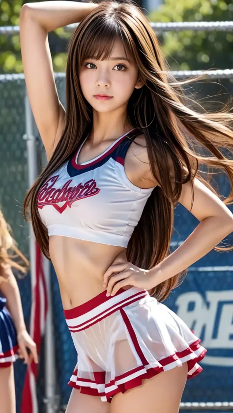  beautiful girl､ cheerleader､ see-through、panty flash