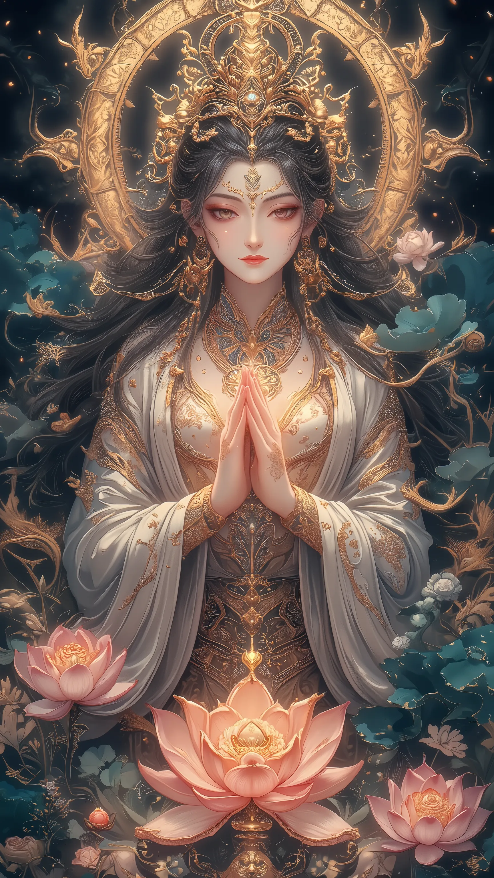 (( top quality)),( Ultra A High Resolution ),( super detailed),(Detailed depiction),(( Best Anime )),( Best Works of Art ),Sharpness,, Ultra Precision Art , amazing depiction art , The Beauty of Intricate and Detailed Details:1.3,Buddhist Paintings ,Mandal...