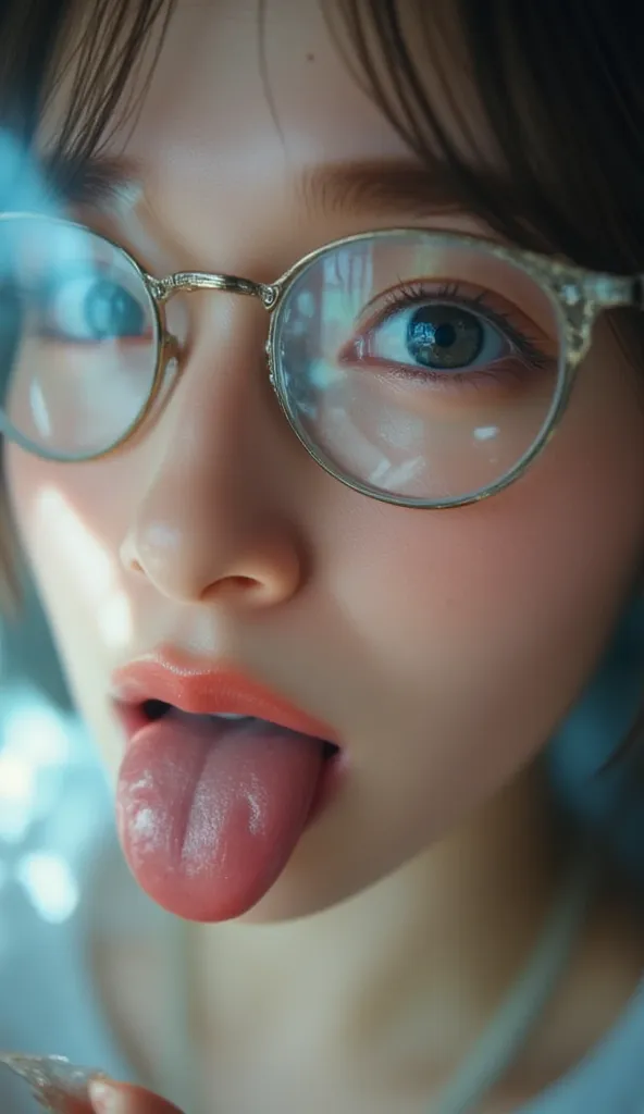 女性のtongueの接写ショット、   fisheye shot、   Women are surrounded by glass、   Licking Glass   ,tongue出し、tongueを見せびらかす、tongueを見せつける、 詳細なtongue、セクシーなtongue、超リアルな質感なtongue、  1 girl,lip,(saliva), Staring   _in_ viewer,,tongue、tongueよだれを垂らします,    fisheye lenses   ,close...