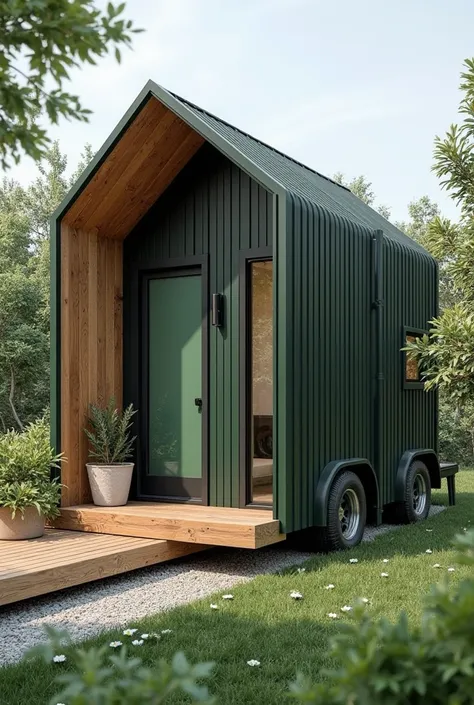 Business will be called Compact Built
Business specializes in the construction of tiny homes. Aimed at all genders and wide age groups.

Green and black the preferred colors.