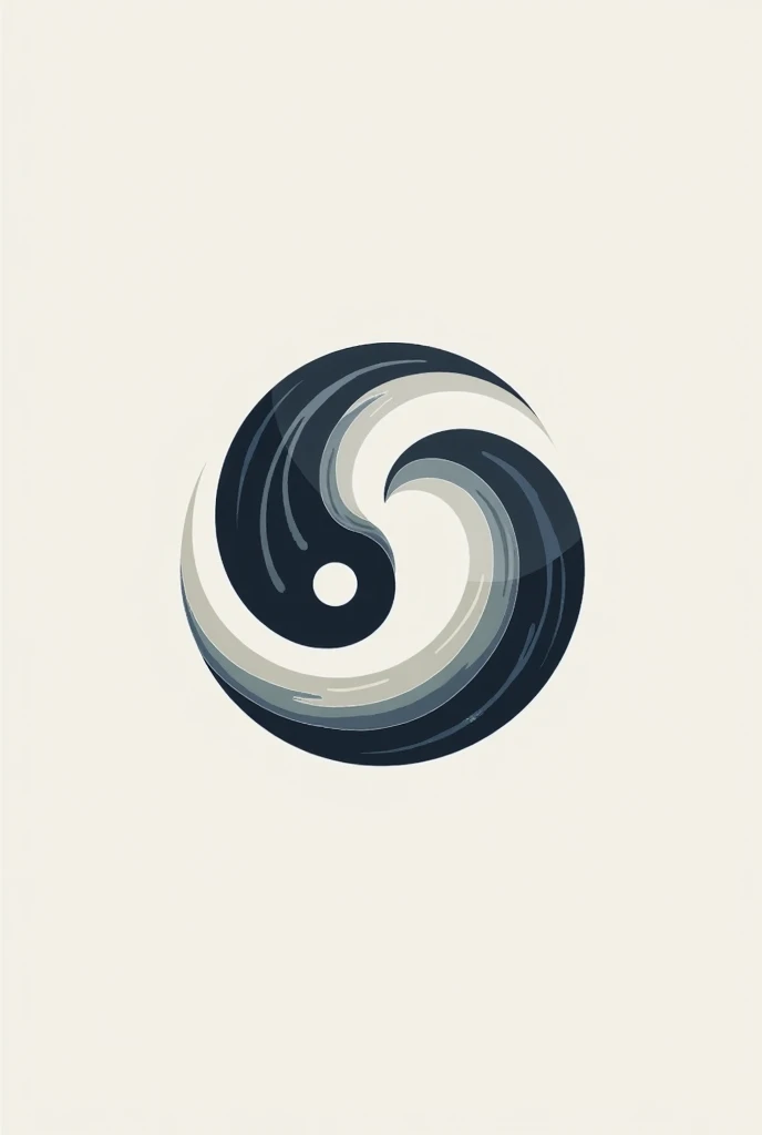 I need you to draw a spiral along with a ying yang as if it were a logo As if it were a ying yang in motion
More formal, with fewer cartoon aspects 