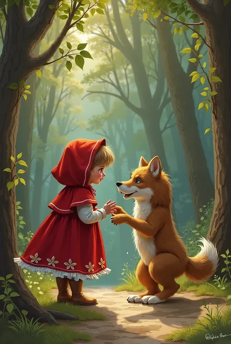 Le Petit Chaperon rouge

Il était une fois une petite fille de village, la plus jolie qu'on eurvoir: sa mère en était folle, et sa mère-grand plus folle encore. Cette bonne femme lui fit faire un chaperon rouge, qui lui seyait si bien, que partout on l'app...