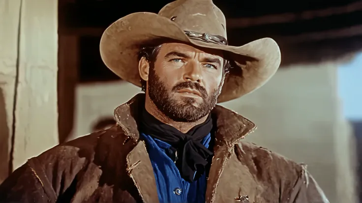 dark fantasy, 1950's super panavision 70 movie, 4k detailed, old movie, realism, ultra realistic, retro in color, grainy film, western