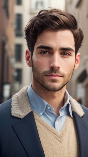  A Man  . Jewish short hair focus on the face 