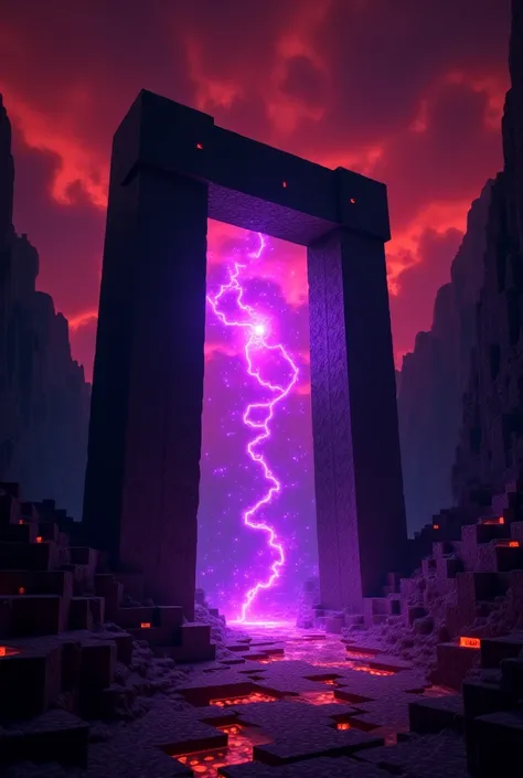 make a ideas for nether portal in minecraft game 
10 picture