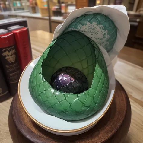 Scaled dragon egg