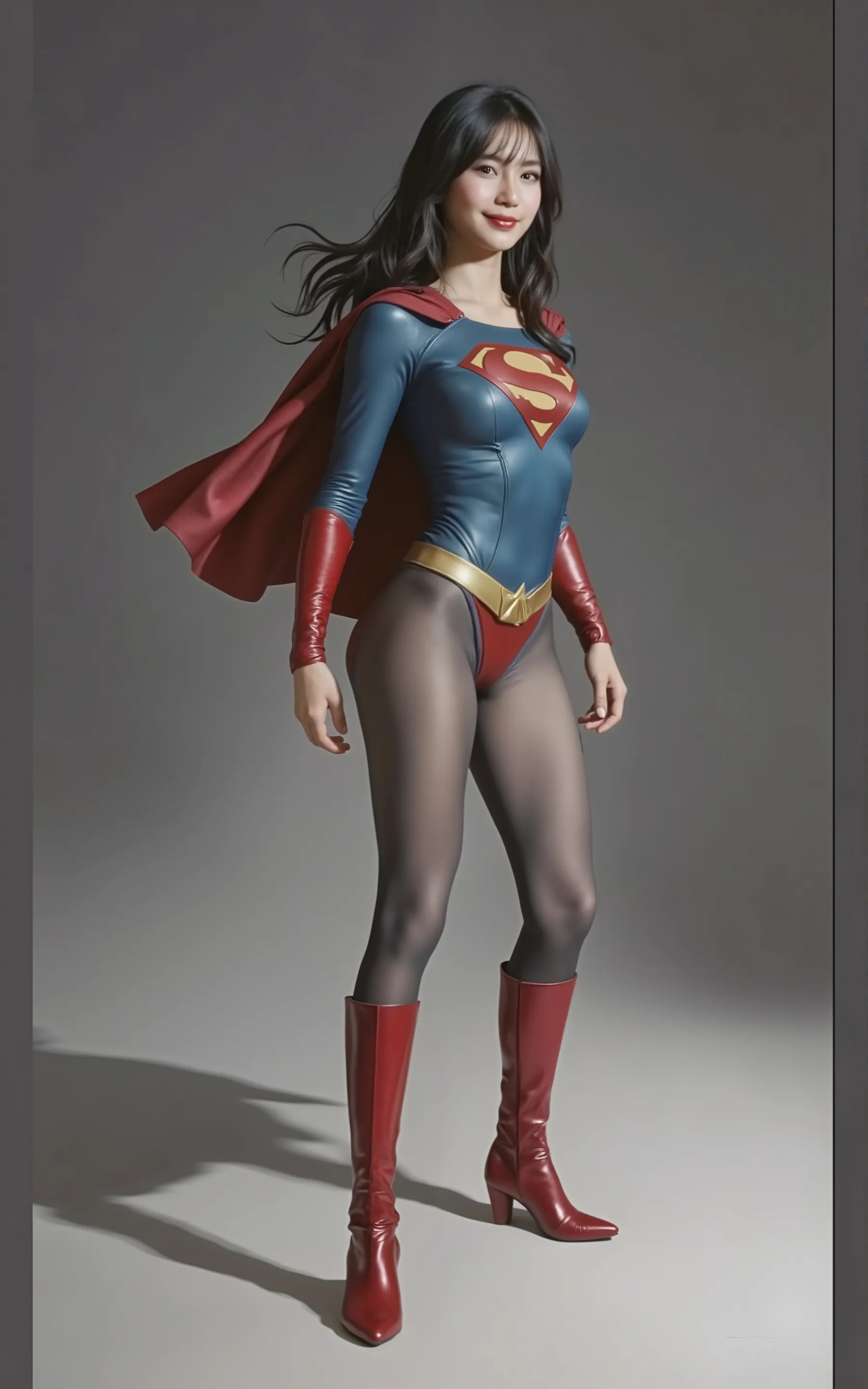 Background、((( BEAUTIFUL LEGS WITH BLACK TIGHTS .)))、(((  Legally express the beauty of your smile  )))、((((Make the most of )))、((( Supergirl Costume With Her Legs Up )))、(((Beautiful short bob hair)))、(((pain)))、((( wear black tights ....、Wear red boots)...