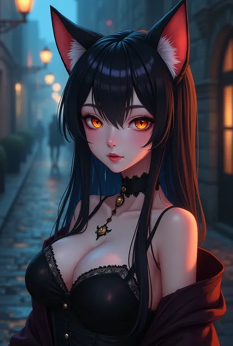 Anime Cat Girl vampire 