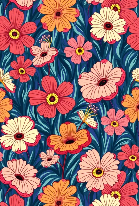 graphic pattern flower background