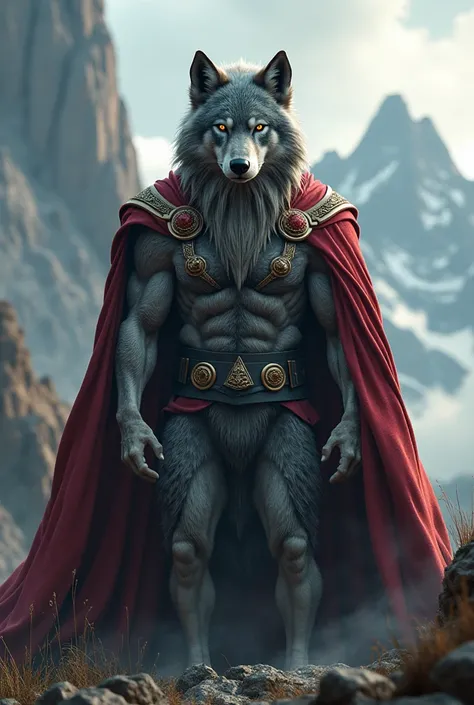 Ok that's fine but let the wolf have a cape like Thor from Marvel 