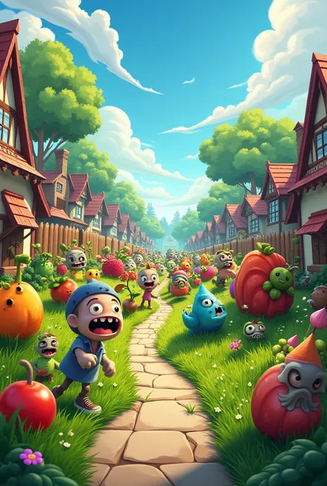 As an image of the game Plants vs. Zombies 