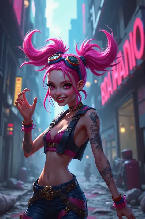 Jinx taking a selfie