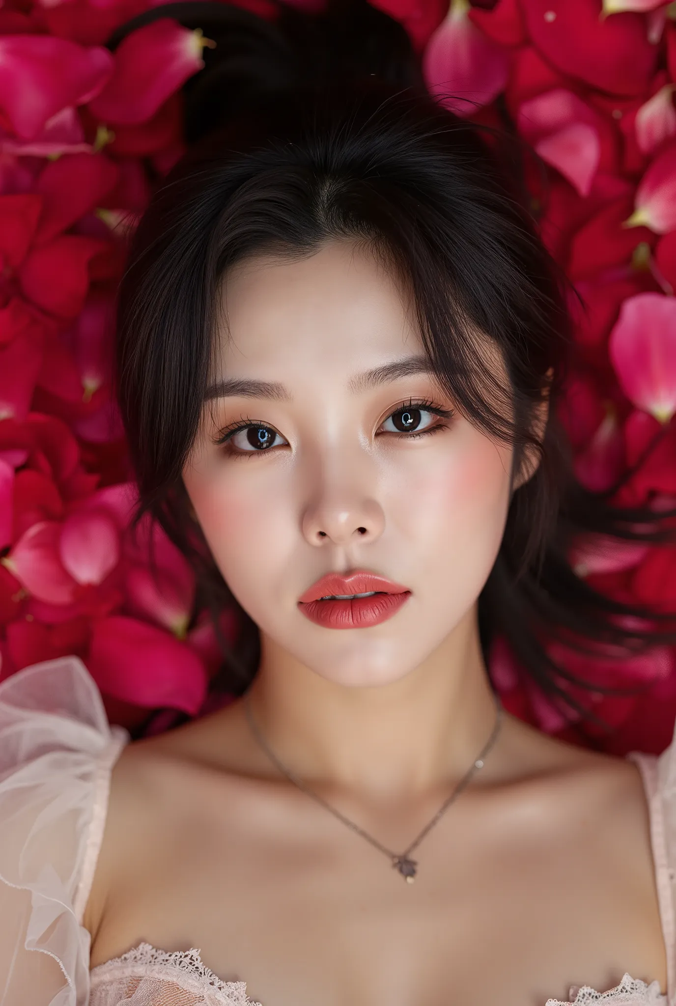 National Foundation, (16K、RAW photos, best quality, masterpiece)、(real picture)、best quality、Fraction_9,Fraction_8_Direction_7_up,8K, breast, details, beautiful eyes, A beautiful Korean woman, Very detailed and beautiful, Very detailed, Stunning details、Cu...