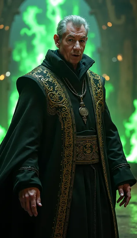 ### **Ian McKellen as Shang Tsung – O Feiticeiro Supremo da Alma Negra** 🔥🕯️👁️  

As chabut tremulam em tons esverdeados, the air thickens and a dark laugh echoes through the dark hall. **Ian McKellen assume o papel de Shang Tsung**, the most powerful sorc...