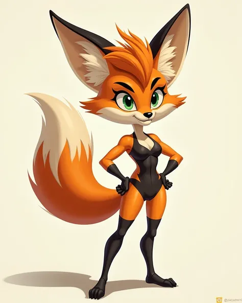 General Aesthetic:
This anthropomorphic fox character takes strong inspiration from Sally Acorn’s sleek, balanced design, while embracing the dynamic, action-packed style of Tracy Yardley. Yardley’s signature traits—clean, bold linework and high-energy pos...