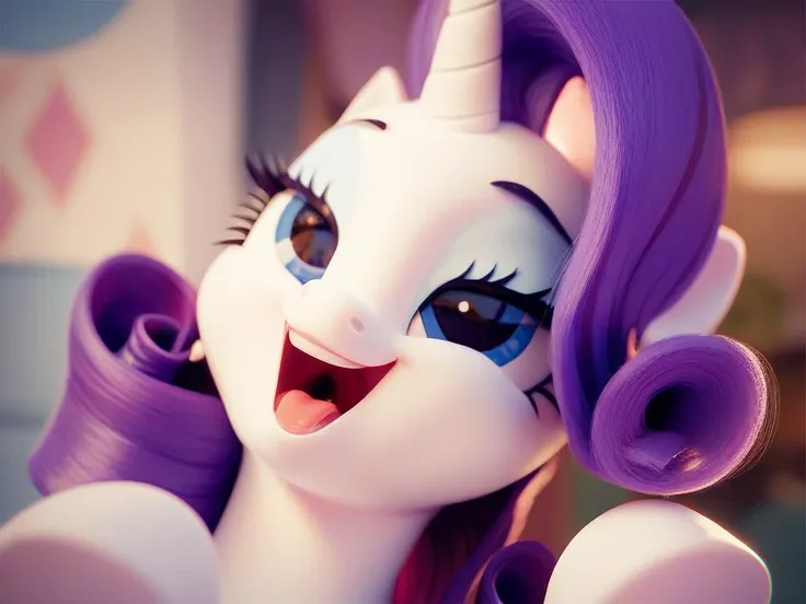 Mlp rarity face happy