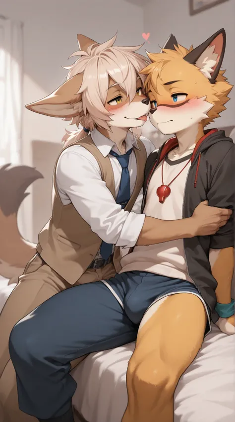 Source_furry, (((2boys))), furry, anthro, romantic 