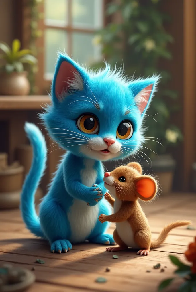 Show me a blue cat and brown mouse picture 


ChatGPT said:
​