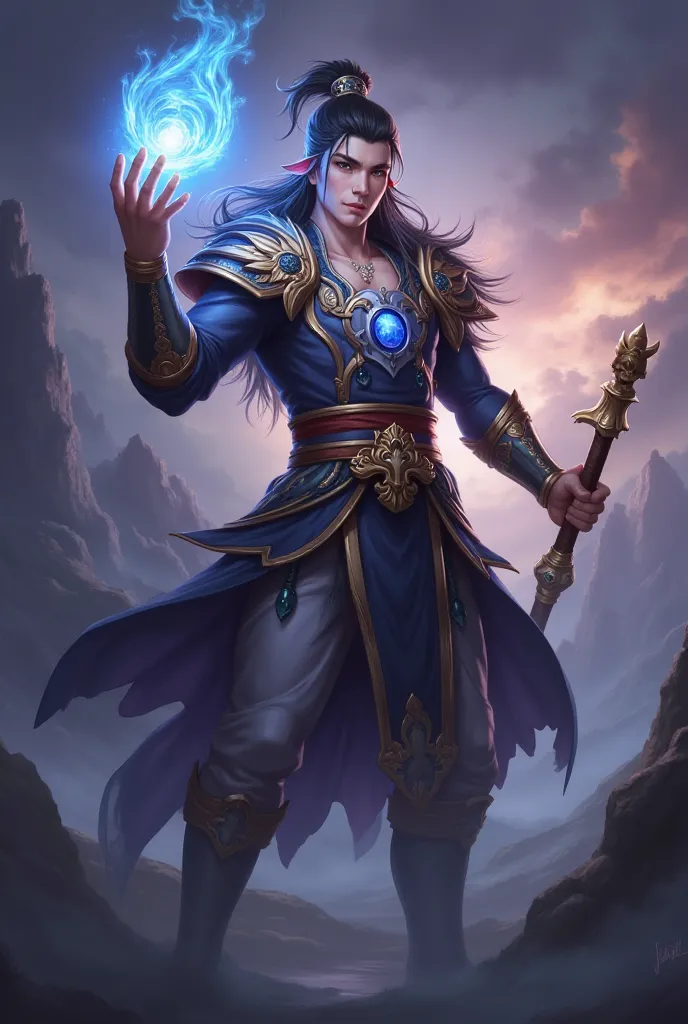 Honor of King hero Malaysia 

** Hero Name **:  Wu Zeng  (武 )

**types**: mage/Support

** background **:  Wu Zeng  adalah seorang cendekiawan yang terjebak di antara dua dunia—dunia manusia dan dunia roh.  He has the ability to summon spirit energy to hel...