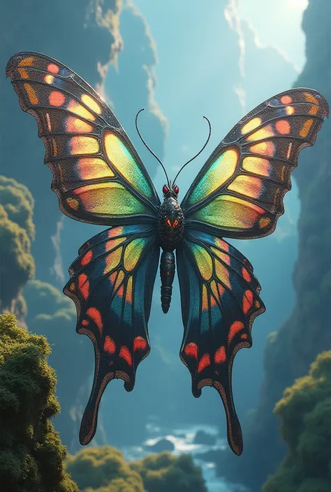 Giant mythological butterfly 