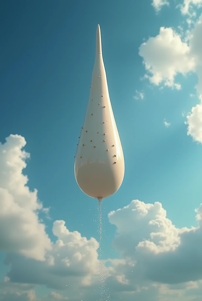 A penis that flies across the sky and throws sperm