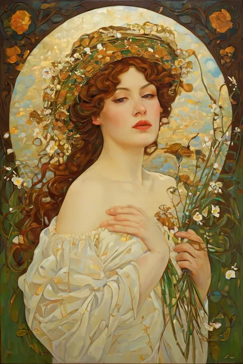 ...
spring,
pasty
oil painting
in style
Alexey Kurbatov
Aleksandr Shumtsov
Gustav Klimt
art nouveau