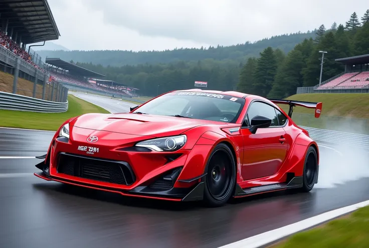 Toyota 86GT-ZN6, MF Ghost,  color:Red