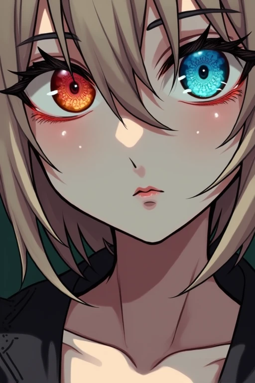 Can you make eyes like these. I want it to be one side red and the other eye blue or yellow