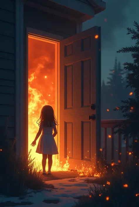 1. Awakening to Danger: Lily wakes up in the middle of the night to the smell of smoke and flickering orange light under her bedroom door. She notices that her kitten, Mittens, is missing from its usual sleeping spot.


2. Searching in the Smoke: She opens...