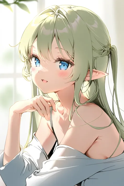 1girl, elf, artist:anmi, very awa, masterpiece, best quality, newest, highres, absurdres 