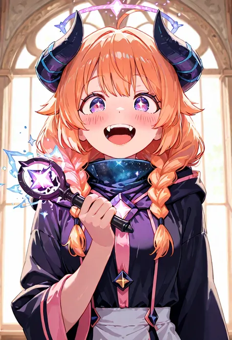 Employing Earth Magic,Using spells or tools to clear paths or breach walls, accessing previously unreachable areas., (awesomely Enchanting 1 girl showing excited with toothy face with the corners of the mouth turning up and open eyes:1.1), (best quality AN...