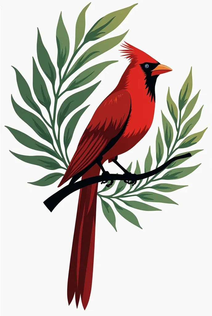 logo that represents the departmental public health laboratory of La Guajira. Consider that it contains, The cardinal bird proper to La Guajira, the region's own vexation and that it does not lose the identity of an LSP