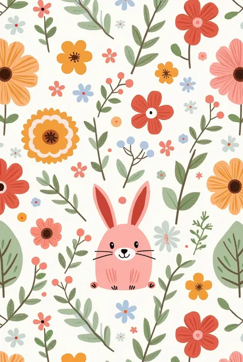 Colorful Ortega pattern in pastel colors
Rabbits and bears too々It's in
cute atmosphere